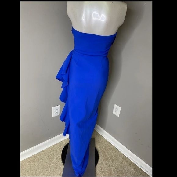 NWT Chiara Boni Nyaveth Long Column Dress SIZE 2 $995 - Picture 7 of 9